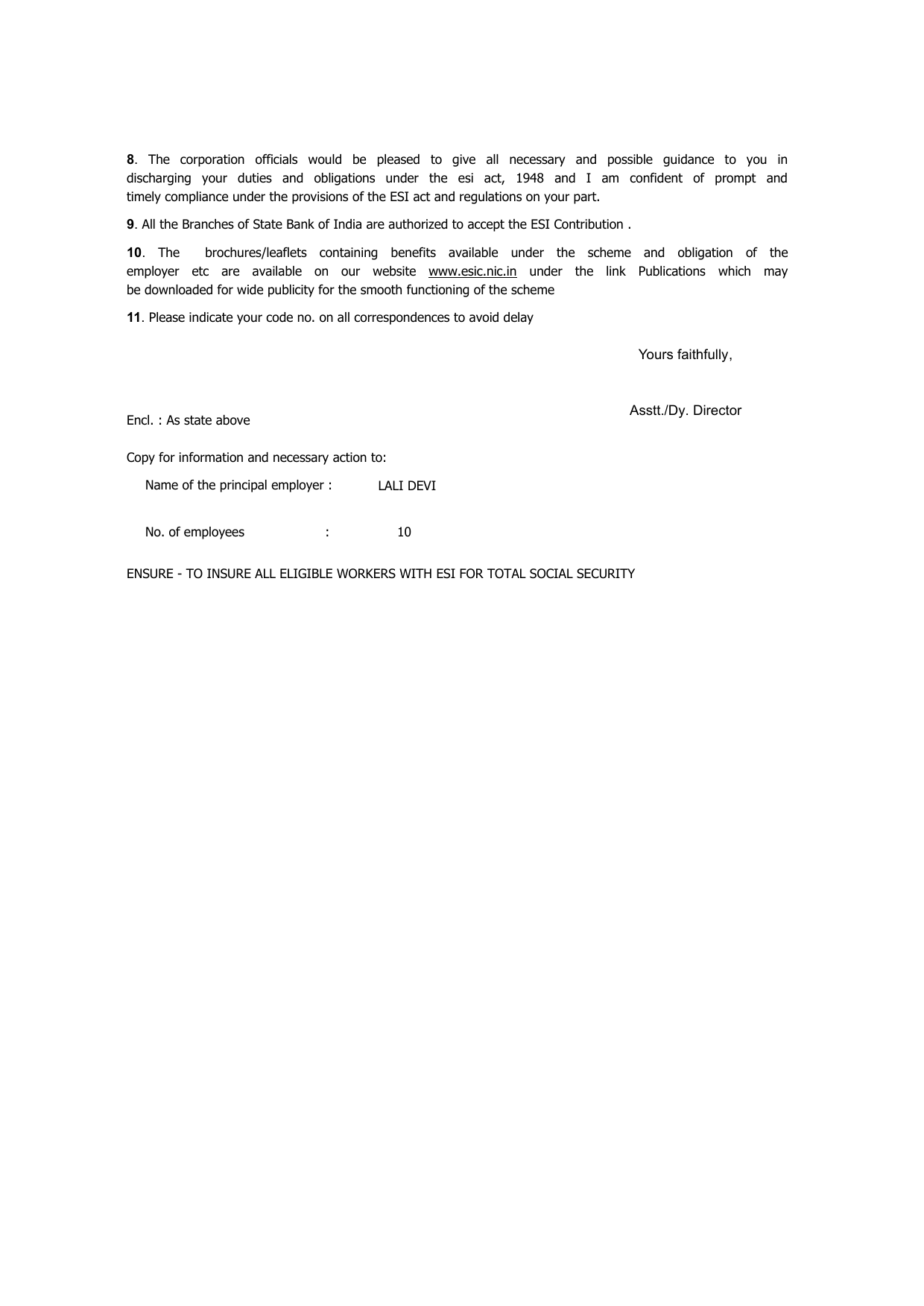 ESIC REGISTRATION (C-11) Page 2