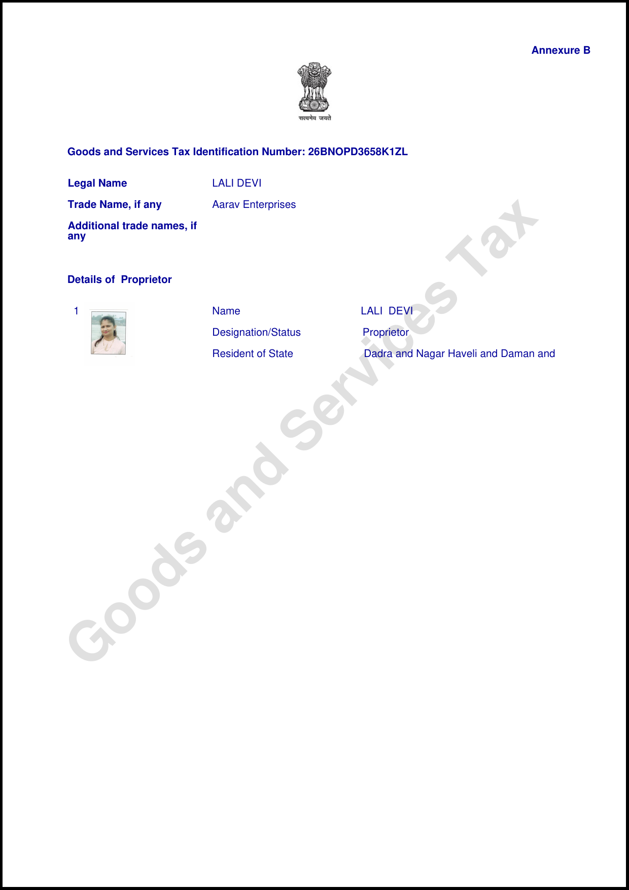 GST REGISTRATION (REG-06) Page 3