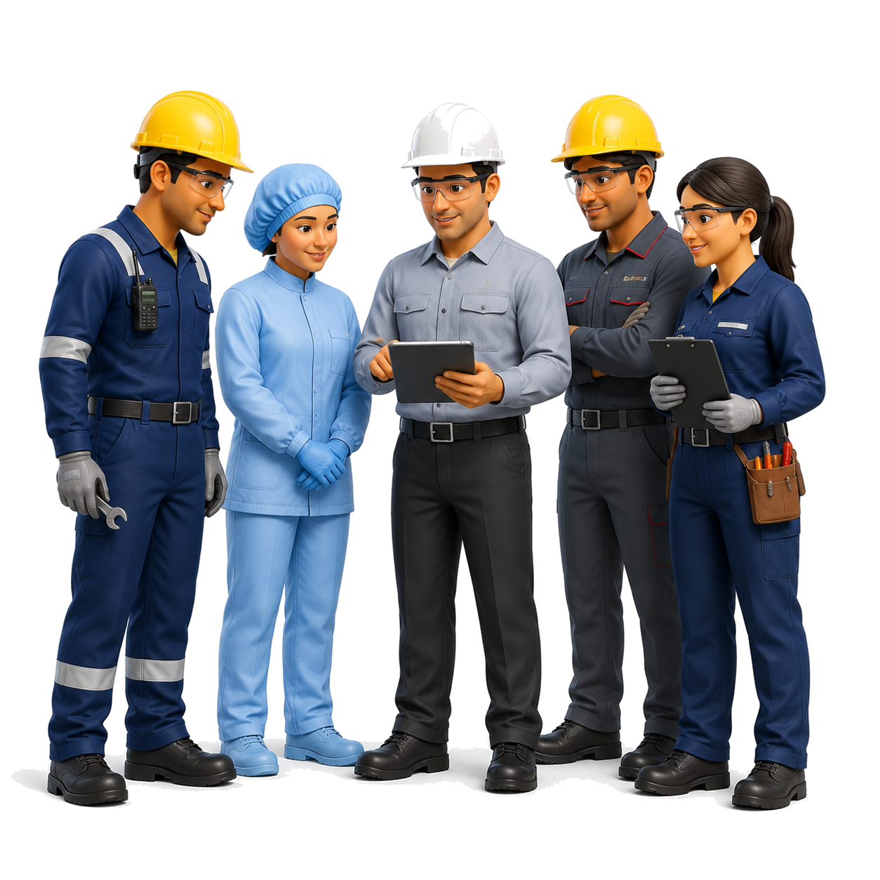 Industrial Manpower Partnership Symbolizing Dependability